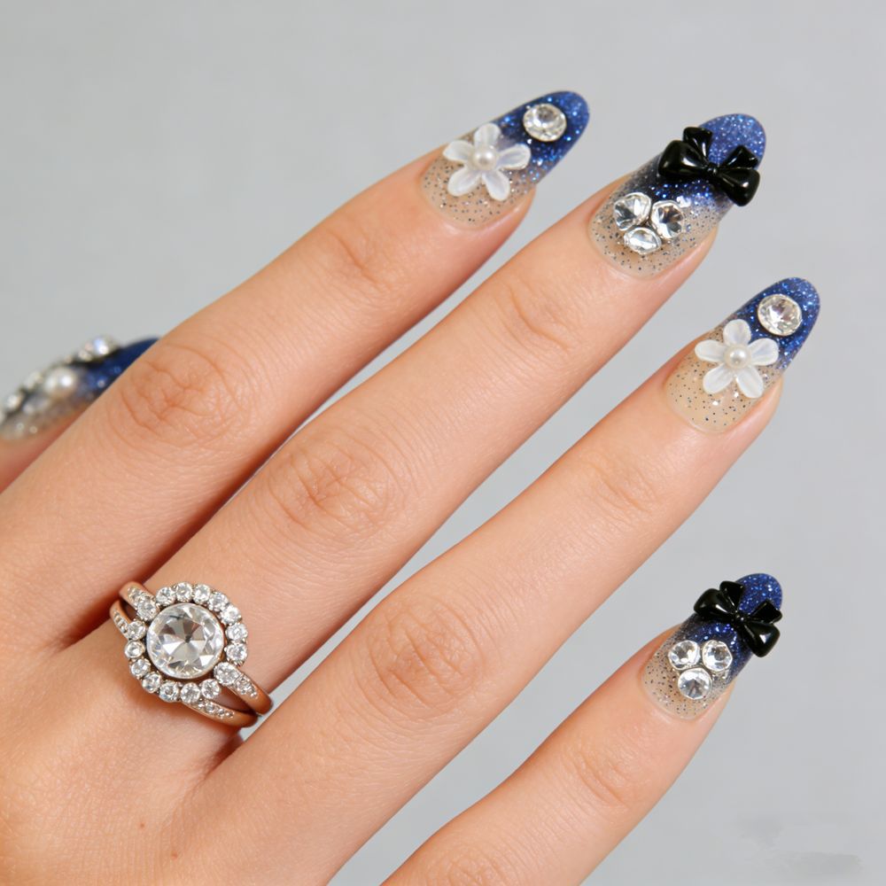 Decorative Glam Nail Tips
