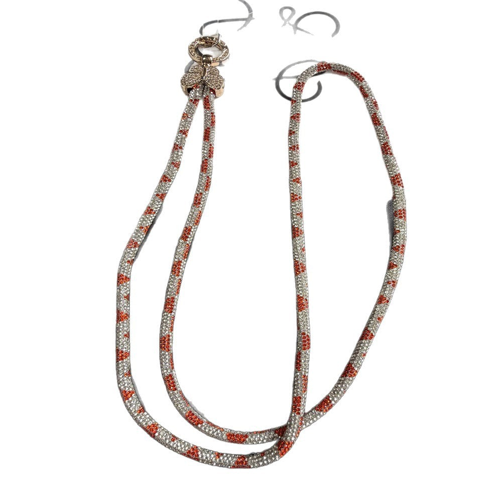 Rhinestone Encrusted Phone Lanyard Kalsten
