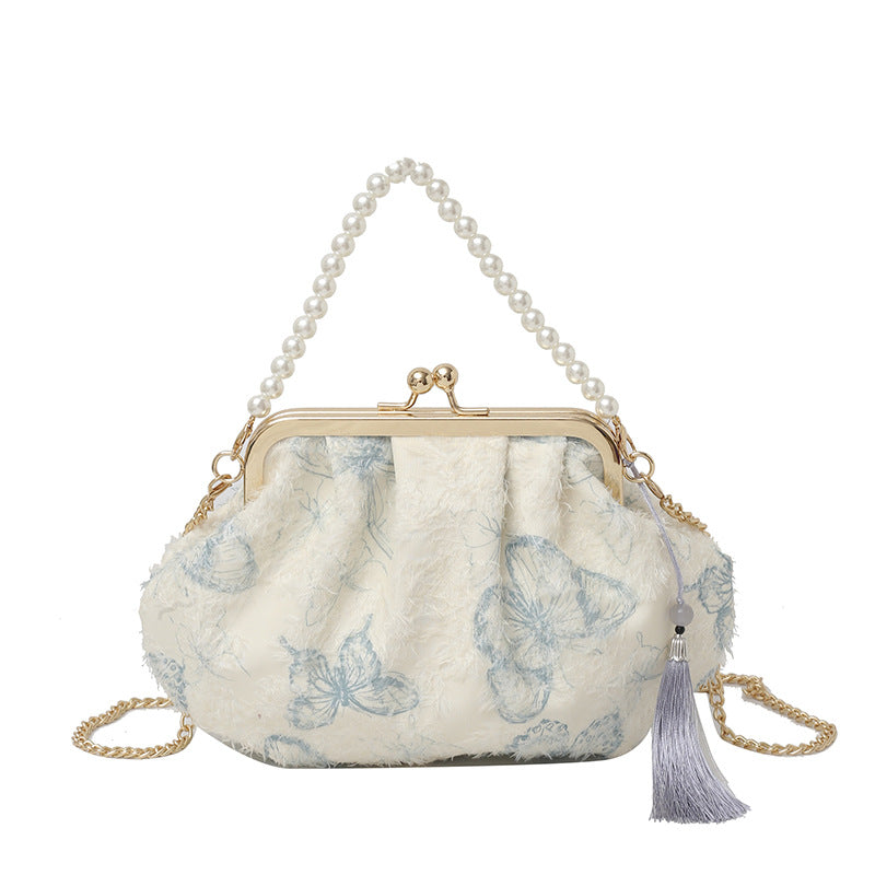 Elegant Floral Motif Clutch