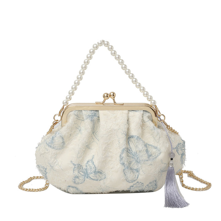 Elegant Floral Motif Clutch