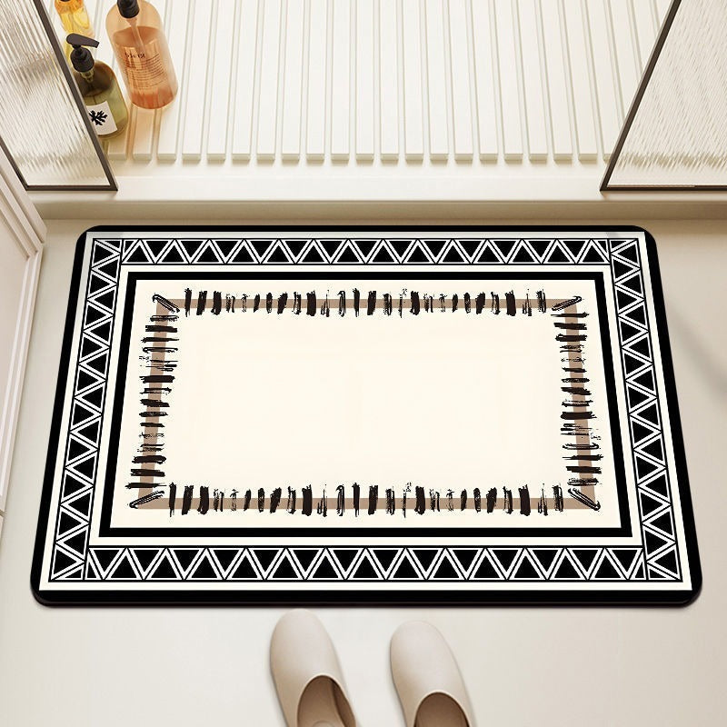 Geometric Slip-Resistant Door Mat Kalsten