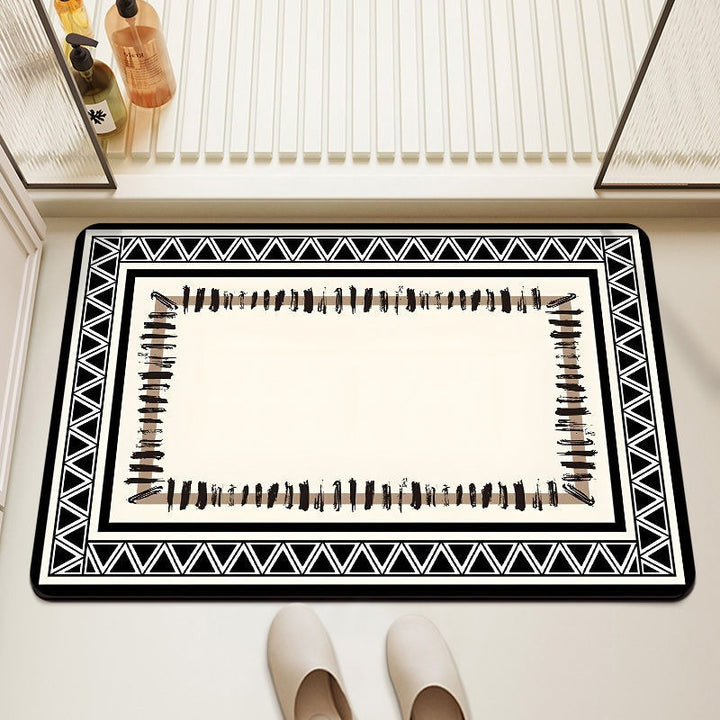 Geometric Slip-Resistant Door Mat Kalsten