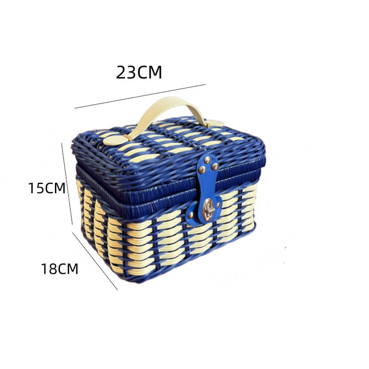 Vintage Picnic Storage Basket Kalsten