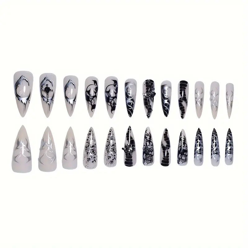 Artistic Stiletto Nail Enhancements Kalsten