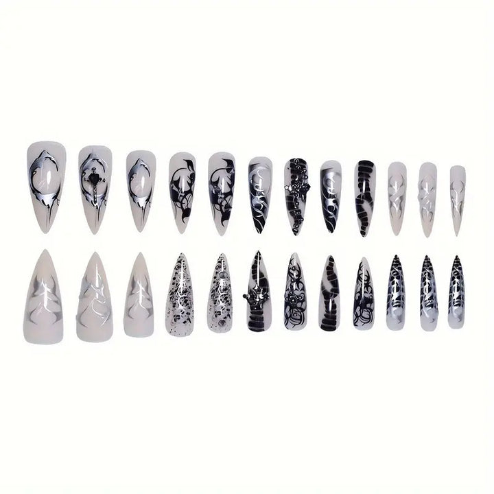 Artistic Stiletto Nail Enhancements Kalsten