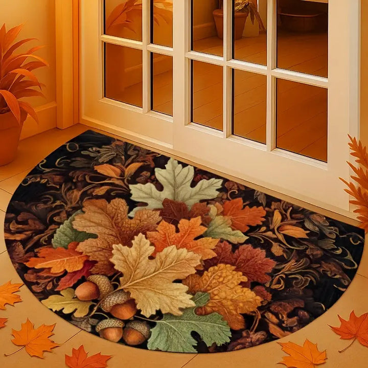 Leaf Pattern Decorative Doormat Kalsten