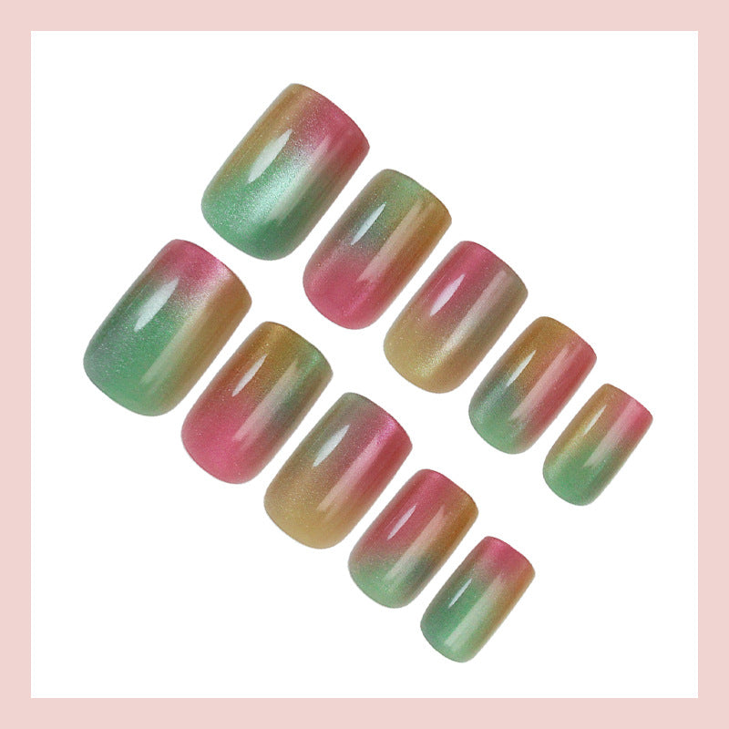 Nail art set with shimmering ombre effects Kalsten