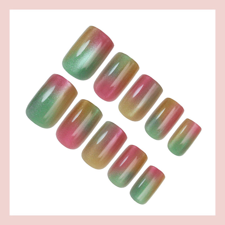 Nail art set with shimmering ombre effects Kalsten