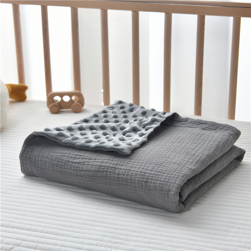 Plush Quilted Double-Sided Baby Blanket kalsten