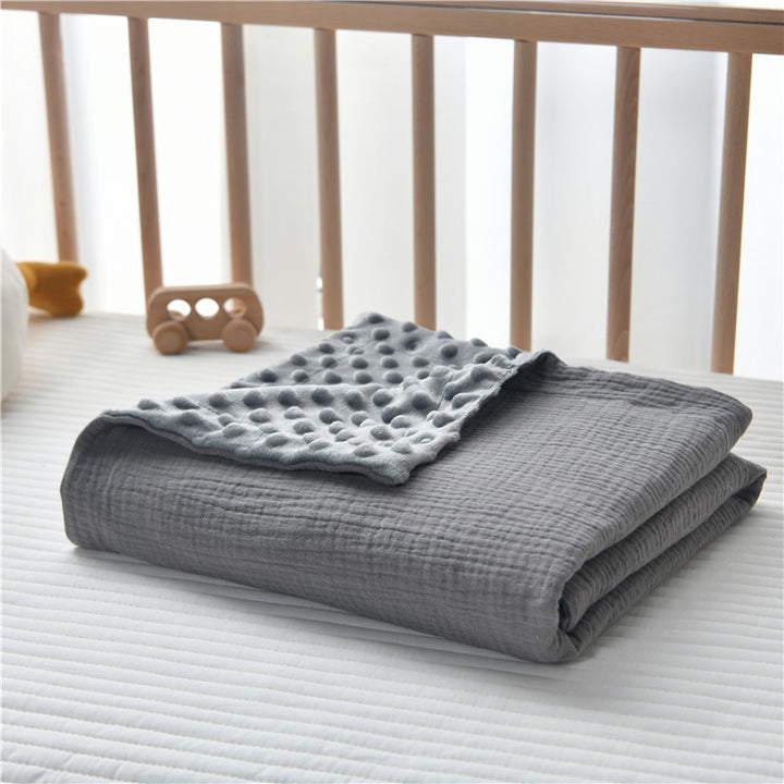 Plush Quilted Double-Sided Baby Blanket kalsten