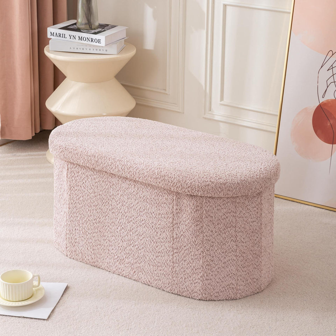 Plush Storage Ottoman Kalsten