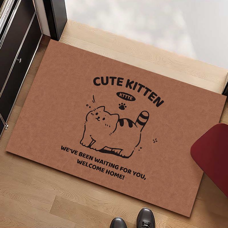 Pet-Themed Welcome Mat