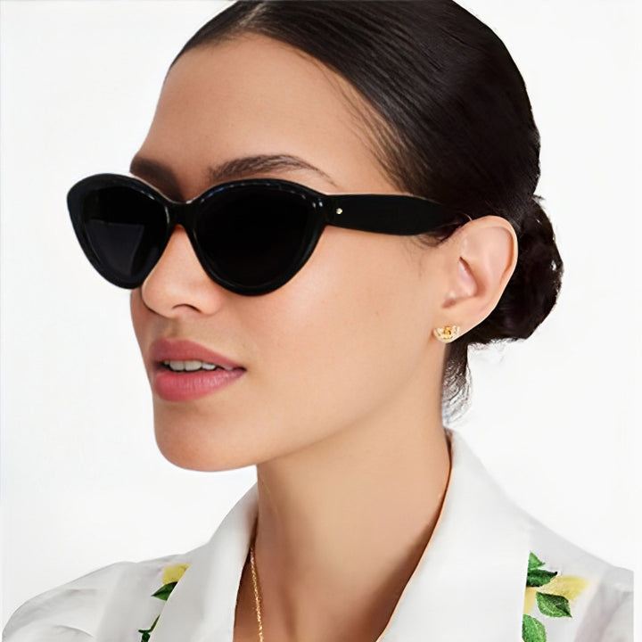 Women Cat-Eye Sunglasses with Glittering Details Kalsten