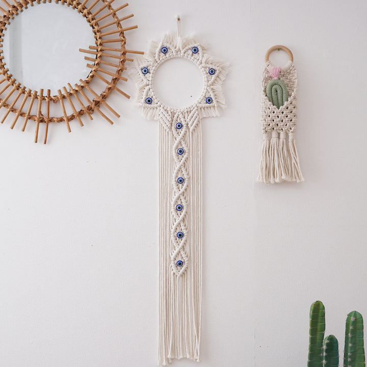 Decorative Macramé Sun-Shaped Wall Hanging Kalsten