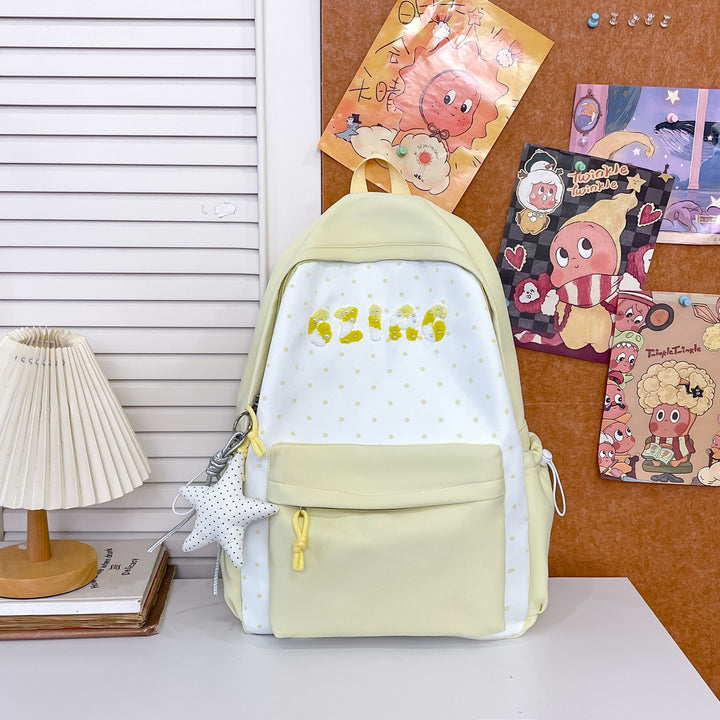 Cute Polka Dot Patterned Backpack Kalsten