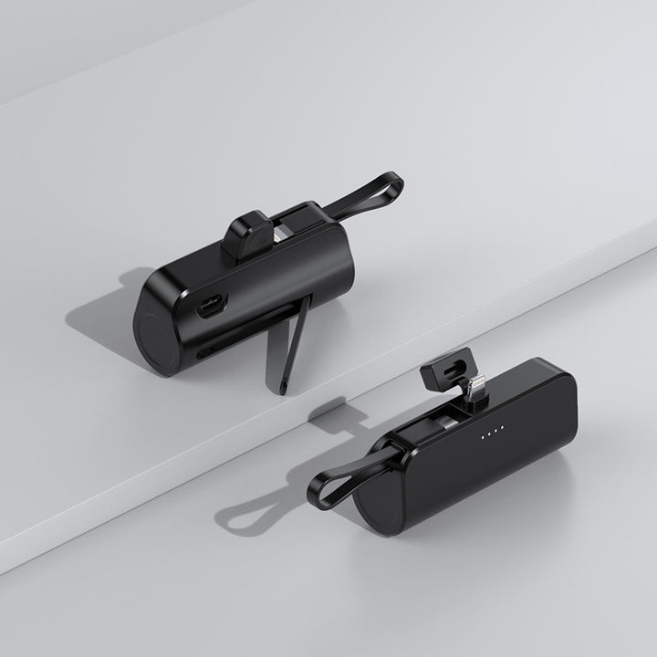 Compact power bank with integrated charging connector Kalsten