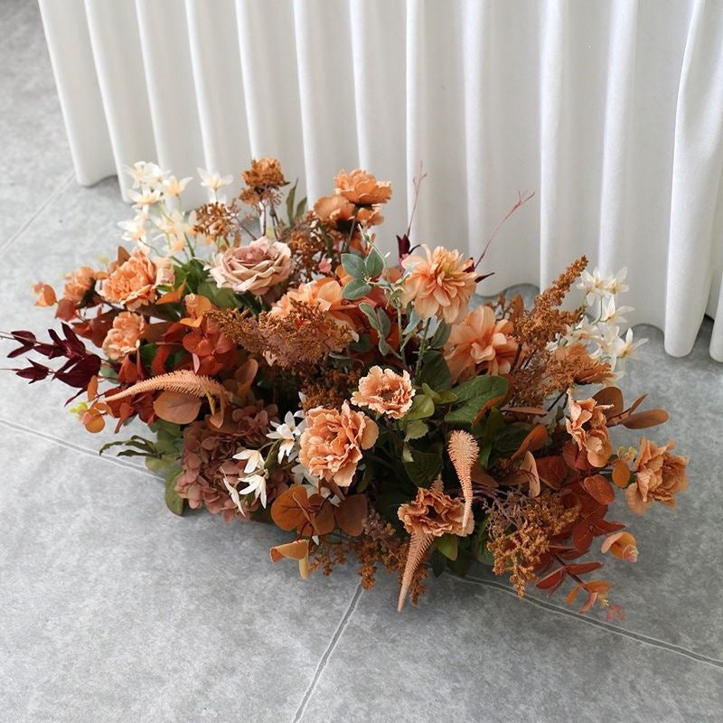 Elegant Decorative Faux Floral Wall Hanging Arrangement