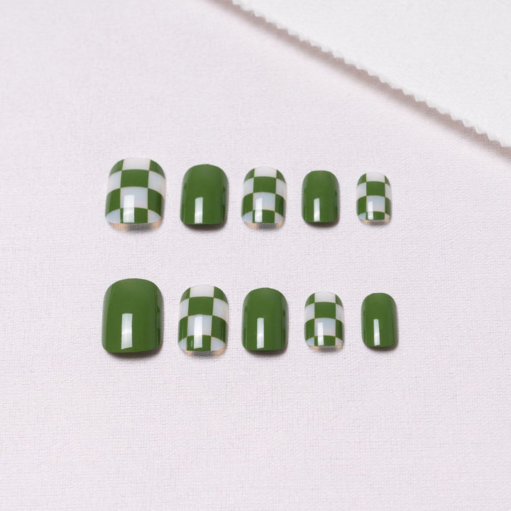 Modern Geometric Press-On Nails