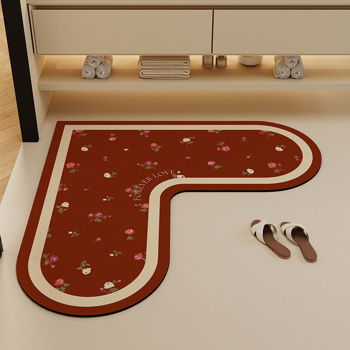 Decorative Floral Shaped Mat