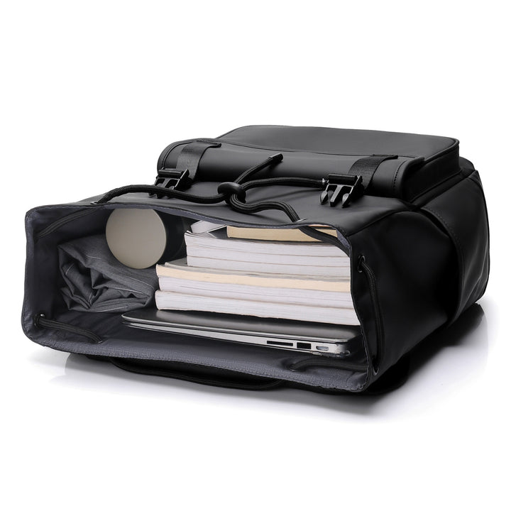 Versatile Leather Laptop Backpack