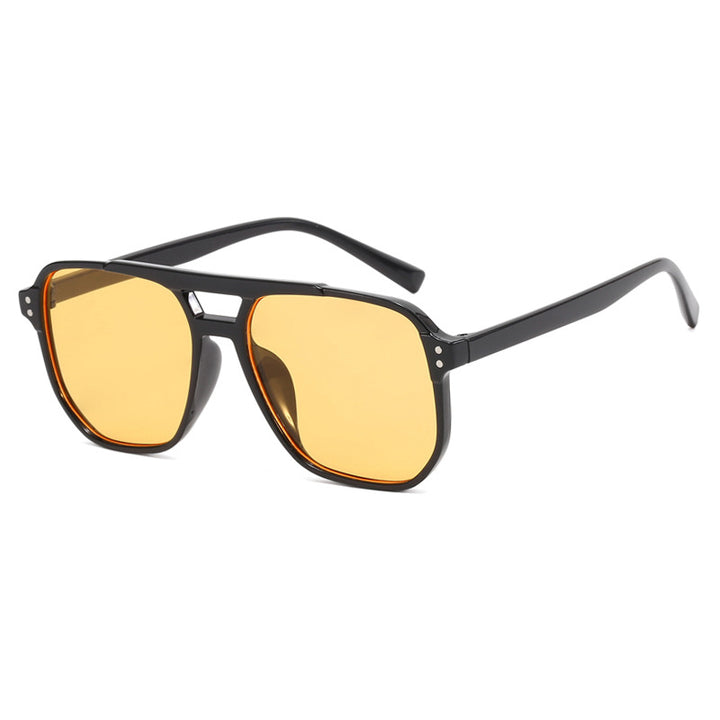 Women's oversized sunglasses with geometric design and UV protection Kalsten