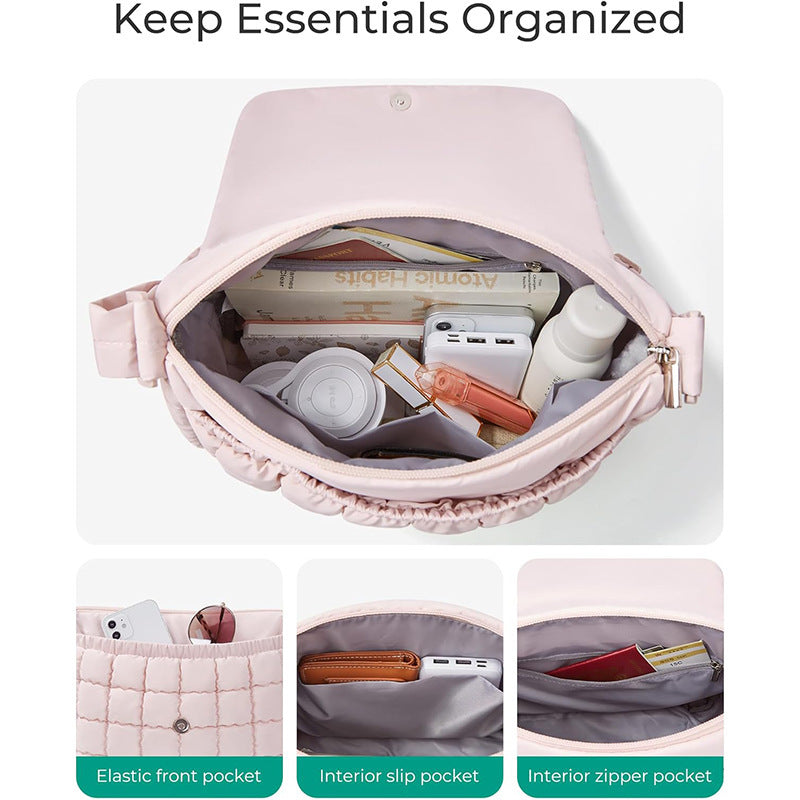 Padded shoulder bag with stylish design Kalsten