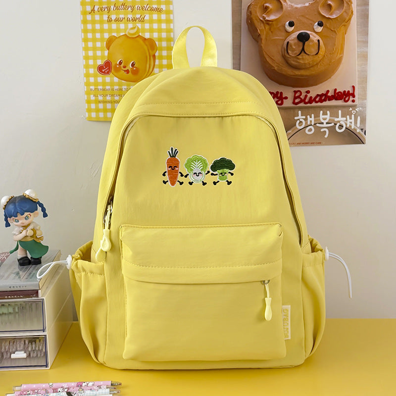 Casual Animated Vegetable-Themed Backpack Kalsten