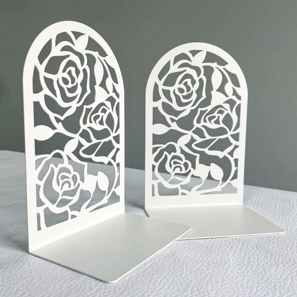 Artistic Floral Bookend Set