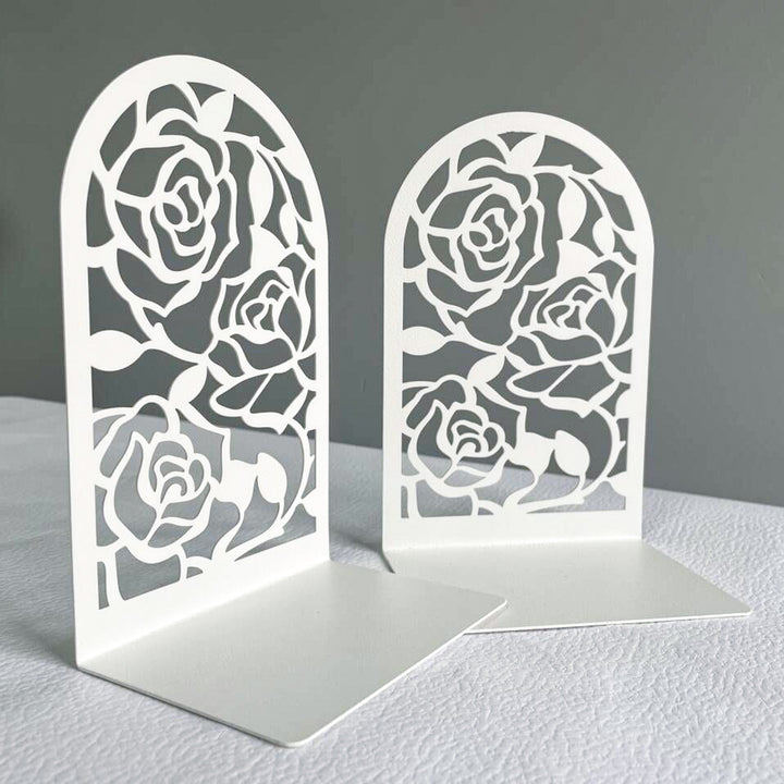 Artistic Floral Bookend Set