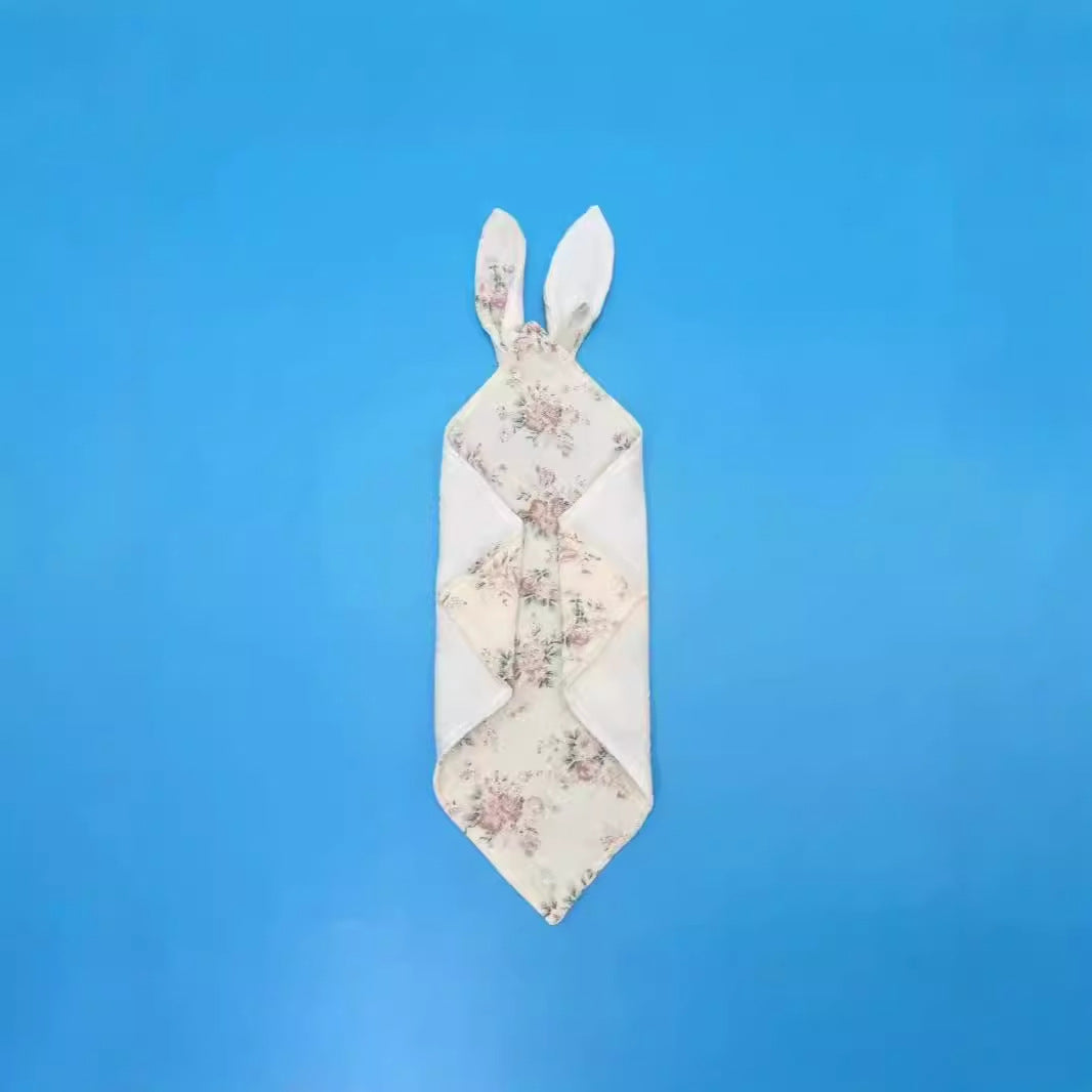 Floral Print Muslin Baby Bib kalsten