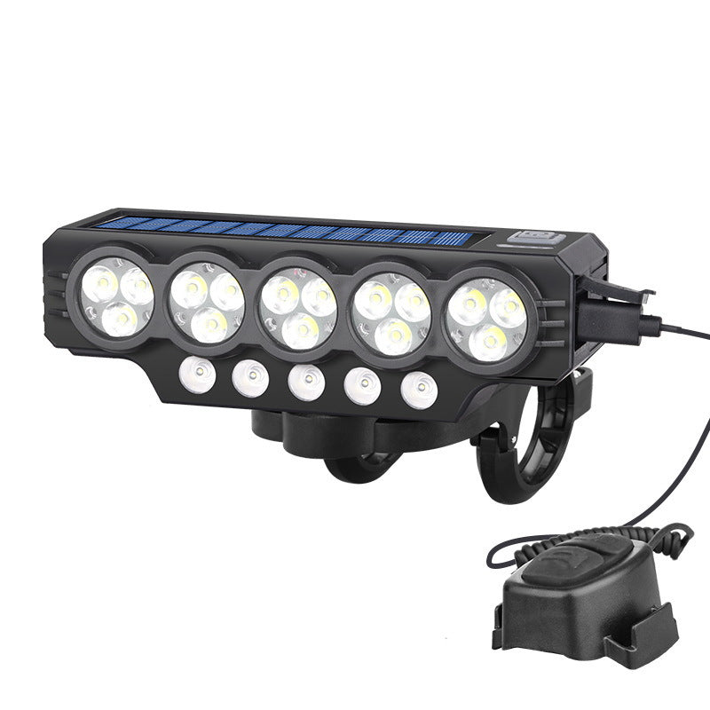 Solar-Powered Ultra-Bright Bicycle Headlight Kalsten