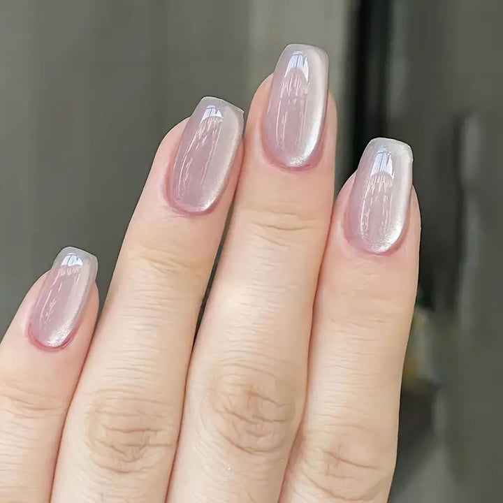 Shiny Gel Nail Extensions