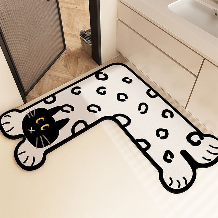 Cat Paw Shaped Bath Mat