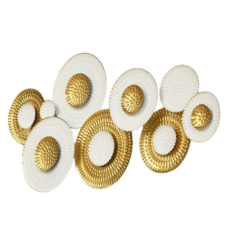 Modern Decorative Wall Sculpture with Circular Design Kalsten
