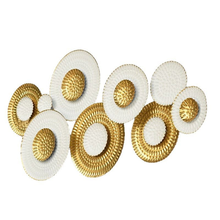 Modern Decorative Wall Sculpture with Circular Design Kalsten