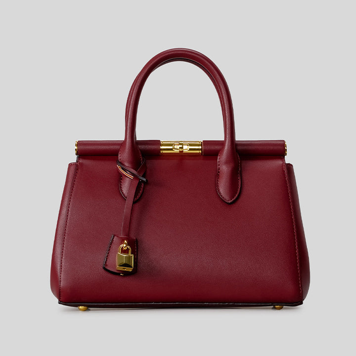 Structured Leather Handbag