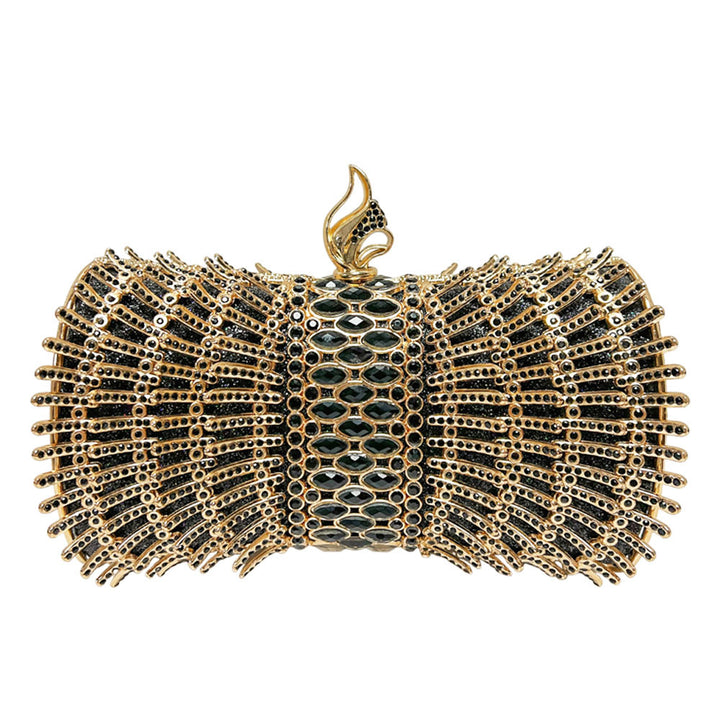Decorative Metallic Evening Clutch