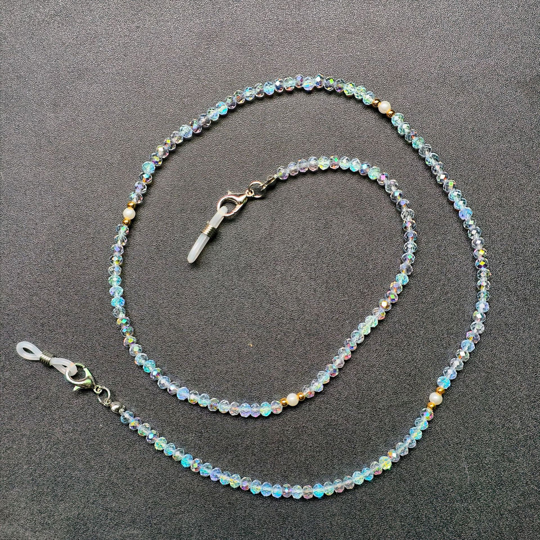 Elegant glasses holder chain with colorful beads Kalsten