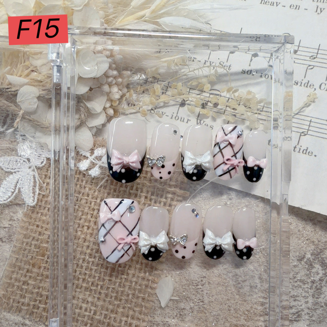 Decorative Press-On Nail Art Set 1790731572