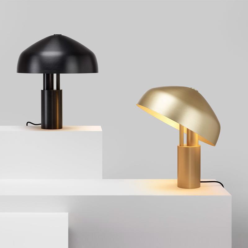 Modern Metallic Table Lamp