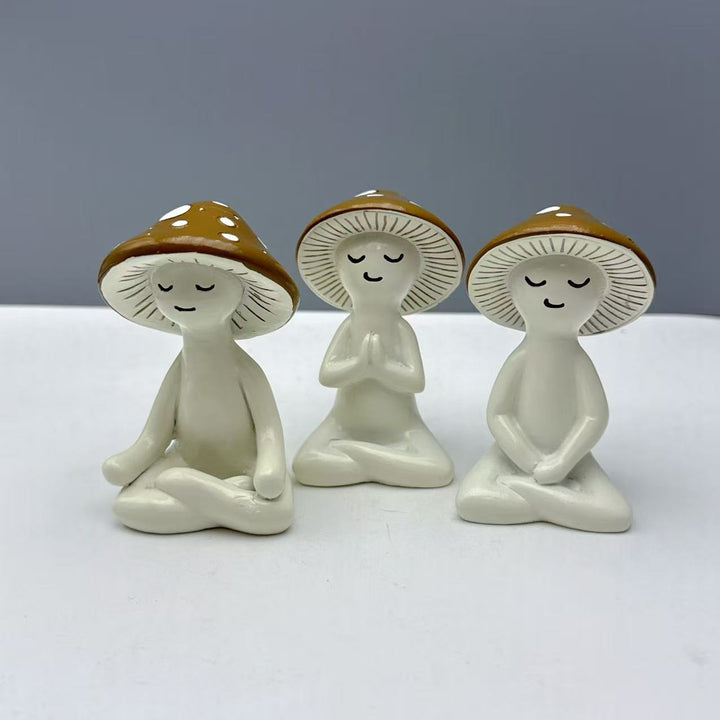 Meditating Mushroom Decoration Figure Kalsten