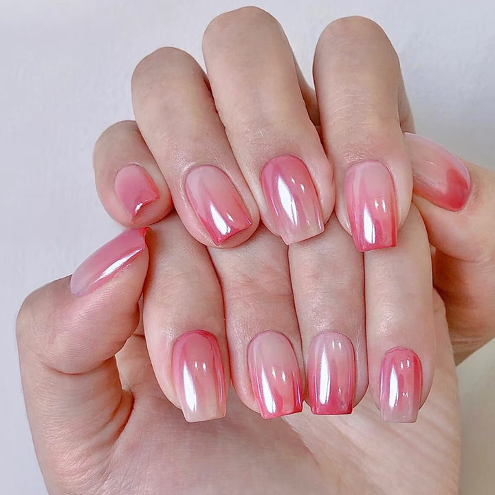 Ombre Glossy Press-On Nail Set Kalsten
