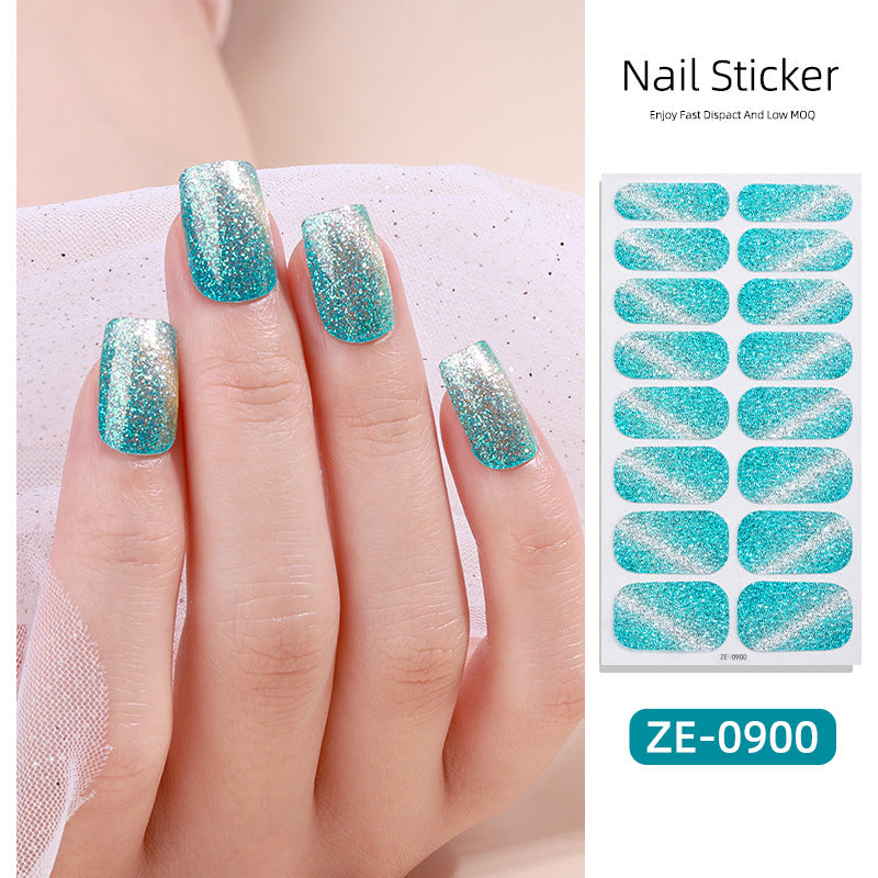 Ombre Glitter Nail Wraps