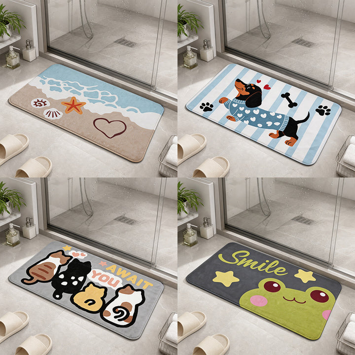 Fun Character Bath Mat for Bathroom