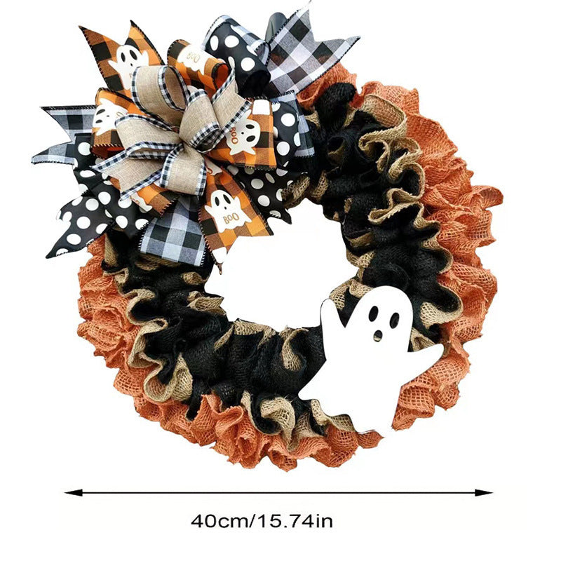 Festive Halloween Door Wreath