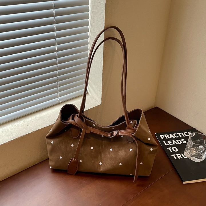 Stylish Suede Tote Bag