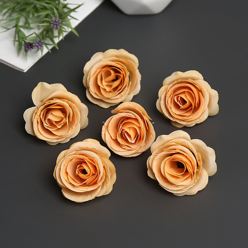 Realistic Artificial Rose Brooch