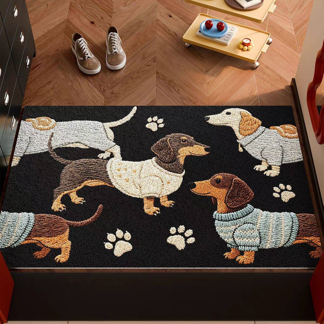 Dog-Themed Decorative Doormat