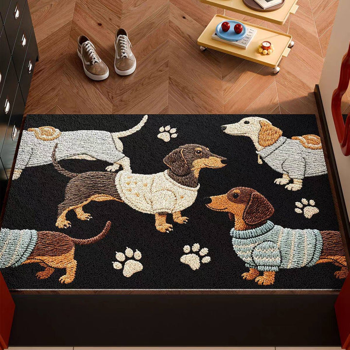 Dog-Themed Decorative Doormat