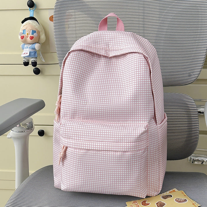 Textured Patterned Casual Backpack Kalsten